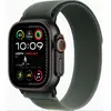 Часы Apple Watch Ultra 2 2024 49 мм, S/M, Titanium Case with Black Green Trail Loop, Размер ремешка: S/M 130-180, Цвет: Темно-зелёный