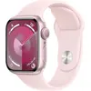 Умные часы Apple Watch Series 9 45 мм, M/L 160-210, Aluminium Case GPS, розовый, Размер ремешка: M/L 160-210, Цвет: Розовый