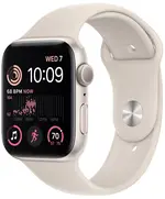 Умные часы Apple Watch Series SE Gen 2 44 мм Aluminium Case, starlight Sport Band S/M