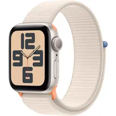 Смарт-часы Apple Watch SE (2023) GPS 44 мм, sport loop, сияющая звезда, Размер ремешка: R, Цвет: Бежевый