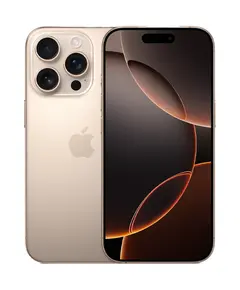 Смартфон Apple iPhone 16 Pro Max 1 TB, Dual SIM (nano SIM), Desert Titanium, Объём памяти: 1 ТБ, Цвет: Золотистый, Количество SIM-карт: Dual SIM
