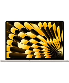 Ноутбук Apple MacBook Air 15 2023 2880x1864, Apple M2, RAM 8 ГБ, SSD 256 ГБ, Apple graphics 10-core, macOS, MQKU3, Starlight, "сияющая звезда"