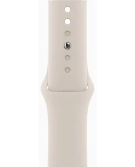Умные часы Apple Watch Series 9 41 мм Aluminium Case GPS, Starlight Sport Band - M/L, Размер дисплея: 41 мм, Модификация: GPS, Размер ремешка: M/L, Цвет: Starlight Sport Band, изображение 3