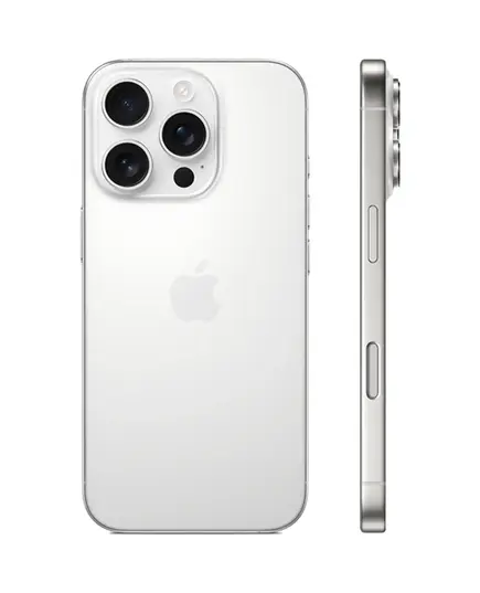 Смартфон Apple iPhone 16 Pro 256 GB, Dual SIM (nano SIM+eSIM), White Titanium, Объём памяти: 256 ГБ, Цвет: Белый, Количество SIM-карт: SIM + eSIM, изображение 2
