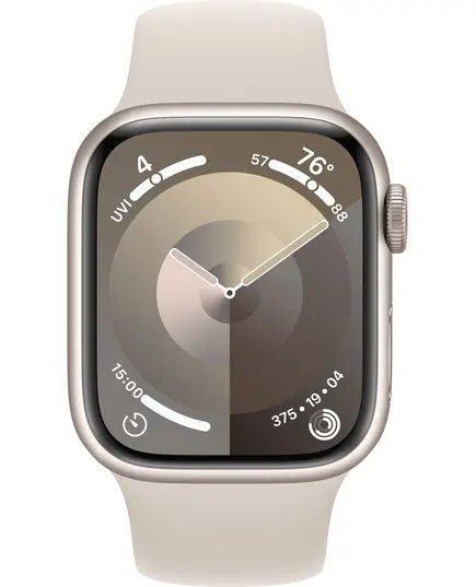 Умные часы Apple Watch Series 9 41 мм, S/M 130-180, Aluminium Case GPS, бежевый, изображение 2