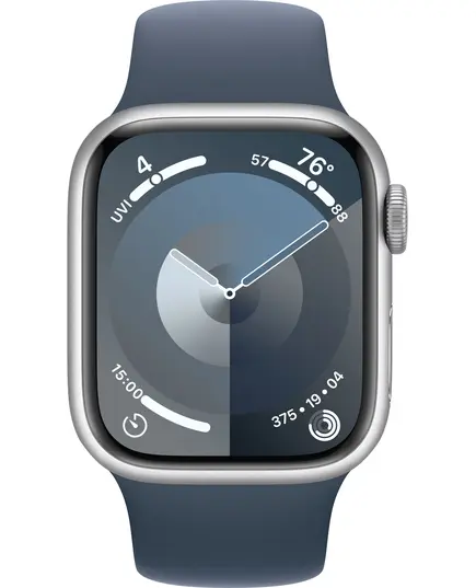 Умные часы Apple Watch Series 9 45 мм, Aluminium Case GPS, серебристый, изображение 2