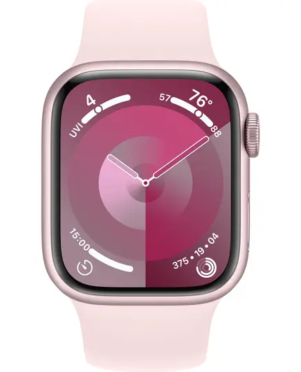 Умные часы Apple Watch Series 9 41 мм, Aluminium Case GPS, розовый, изображение 2