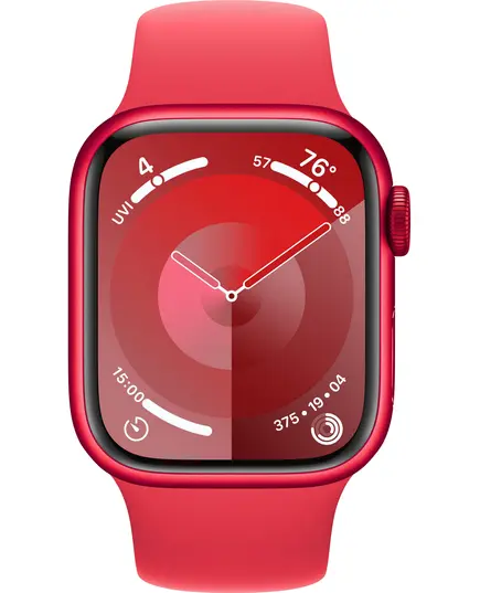 Умные часы Apple Watch Series 9 45 мм, Aluminium Case GPS, красный, изображение 2