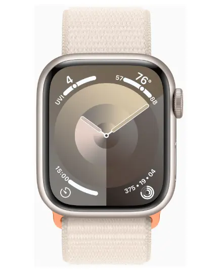 Умные часы Apple Watch Series 9 41 мм, Sport Loop, Starlight, "сияющая звезда", изображение 2