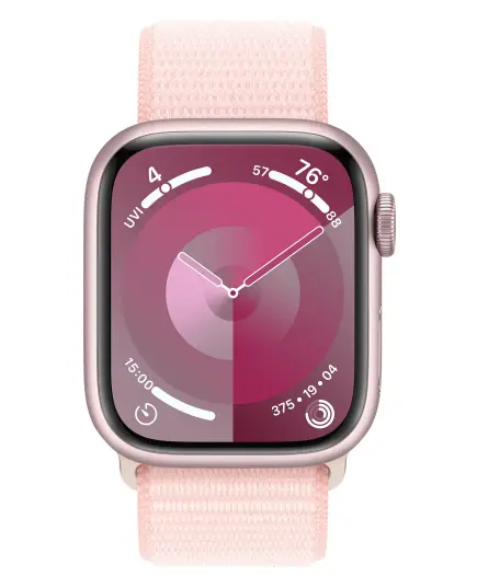 Умные часы Apple Watch Series 9 41 мм, Sport Loop, Pink, розовый, изображение 2