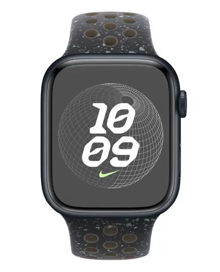 Умные часы Apple Watch Series 9 45 мм, M/L 150-200, Aluminium Case GPS, Sky Nike, черный, изображение 2
