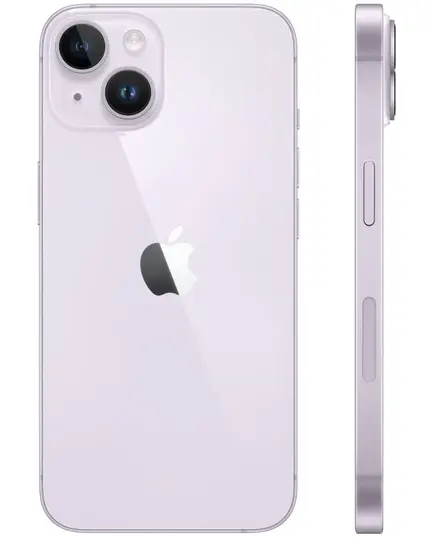 Смартфон Apple iPhone 14 Plus 128 ГБ, фиолетовый, Объём памяти: 128 ГБ, Цвет: Фиолетовый, Количество SIM-карт: Dual SIM, Версия: Новый Nano-SIM, изображение 2