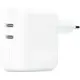 Сетевое зарядное устройство Apple Dual USBC 35W Power Adapter, белый