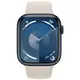 Умные часы Apple Watch Series 9 41 мм, S/M 130-180, Aluminium Case GPS, темная ночь/бежевый, изображение 2