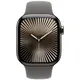 Умные часы Apple Watch Series 10 46 мм, S/M 130-200 мм, Titanium Case GPS+Cellular, Gray, Размер ремешка: S/M 130-200, Тип ремешка: Sport Band, Цвет: Серый, Версия: GPS + Cellular, изображение 2