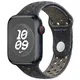 Умные часы Apple Watch Series 9 45 мм, S/M 130-180, Aluminium Case GPS, Sky Nike, черный