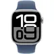 Умные часы Apple Watch Series 10 42 мм, M/L 140-245 мм, Aluminium Case GPS, Silver, Модификация: GPS, Размер ремешка: M/L 140-245, Тип ремешка: Sport Band, Цвет: Серебристый, изображение 2